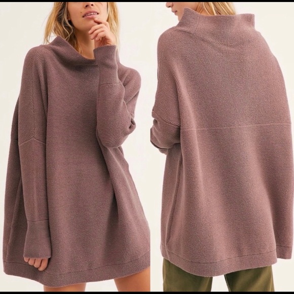 Free People Sweaters - Free People Nutmeg Ottoman Slouchy Tunic